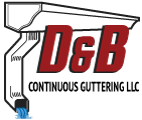 D&B Continuous Guttering Logo